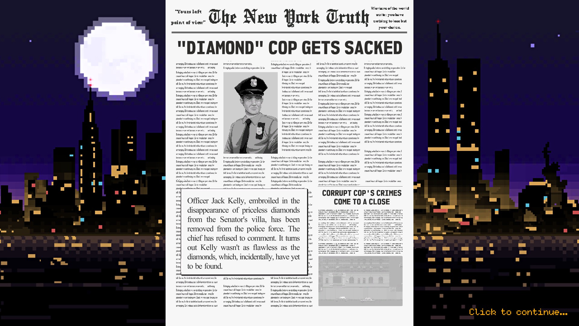 Beat Cop: Lehti