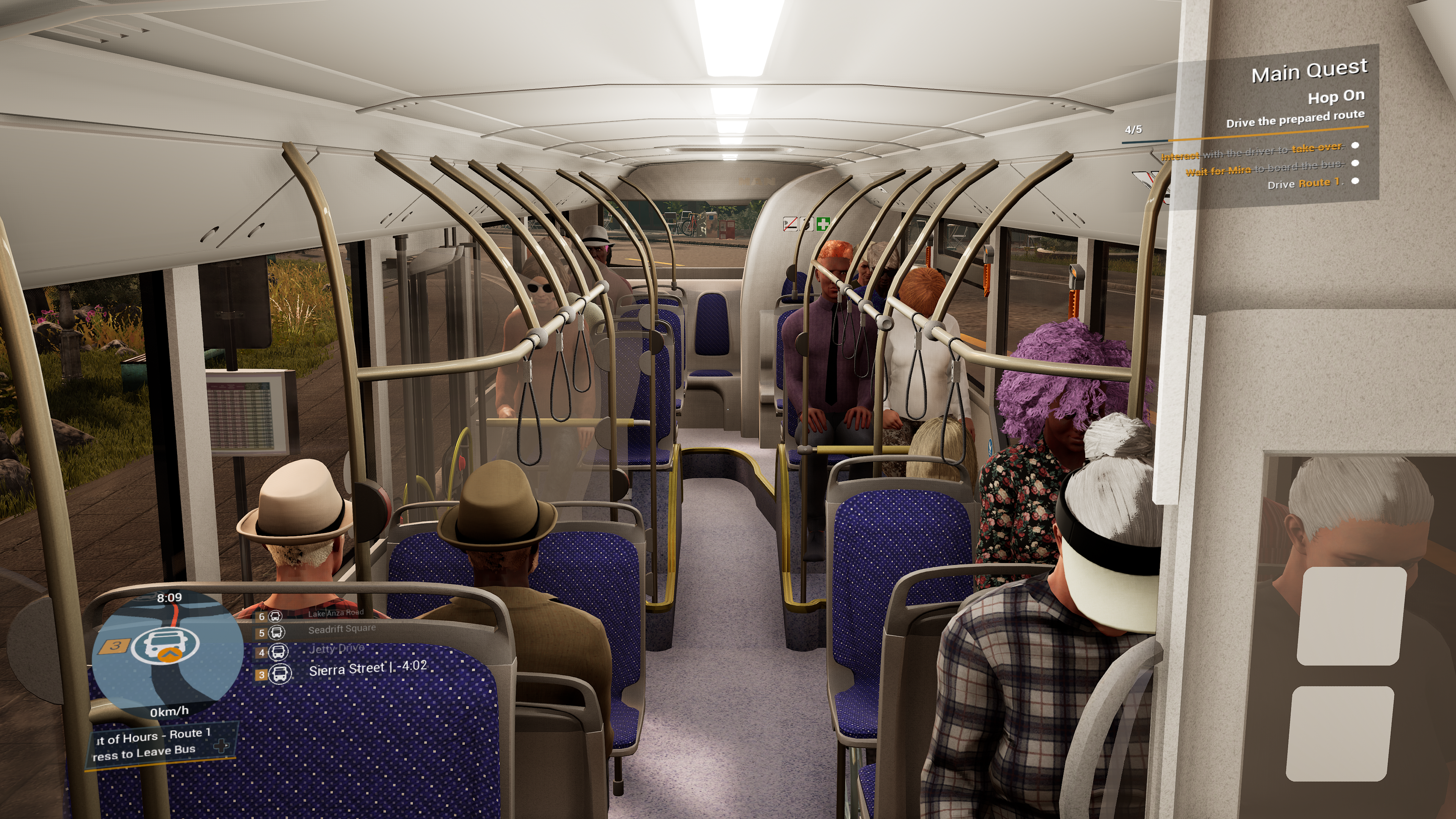 Bus Simulator 21: Matkustamo