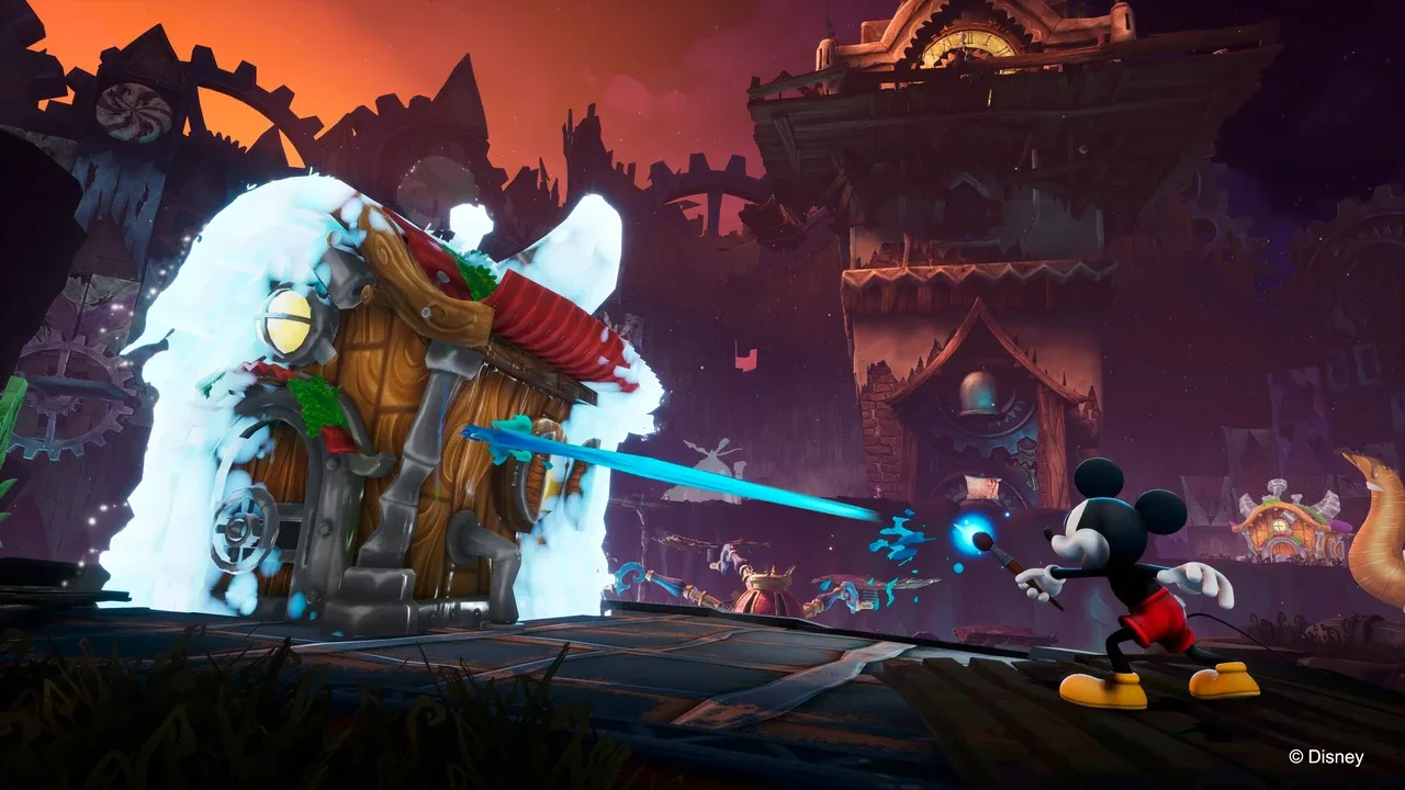 Epic Mickey Rebrushed: maalausta