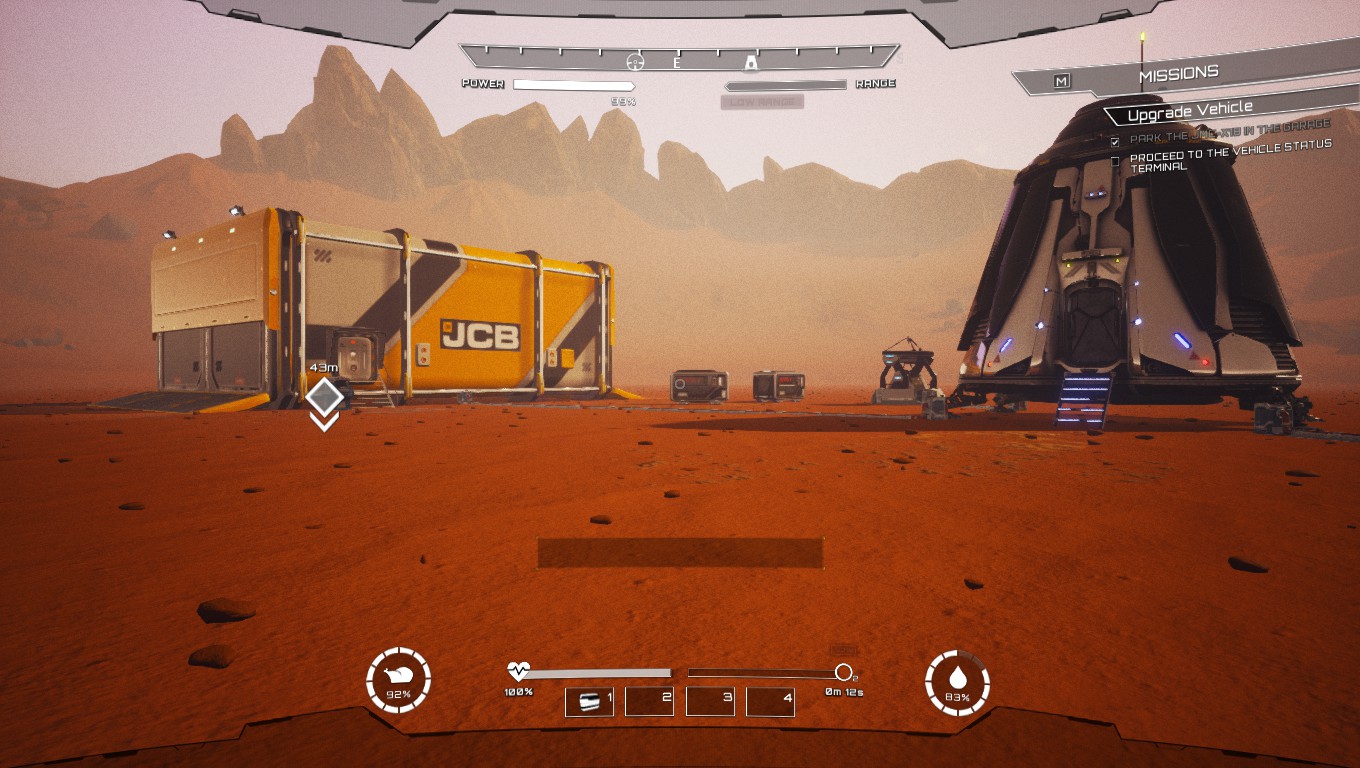 JCB Pioneer: Mars: Tukikohta