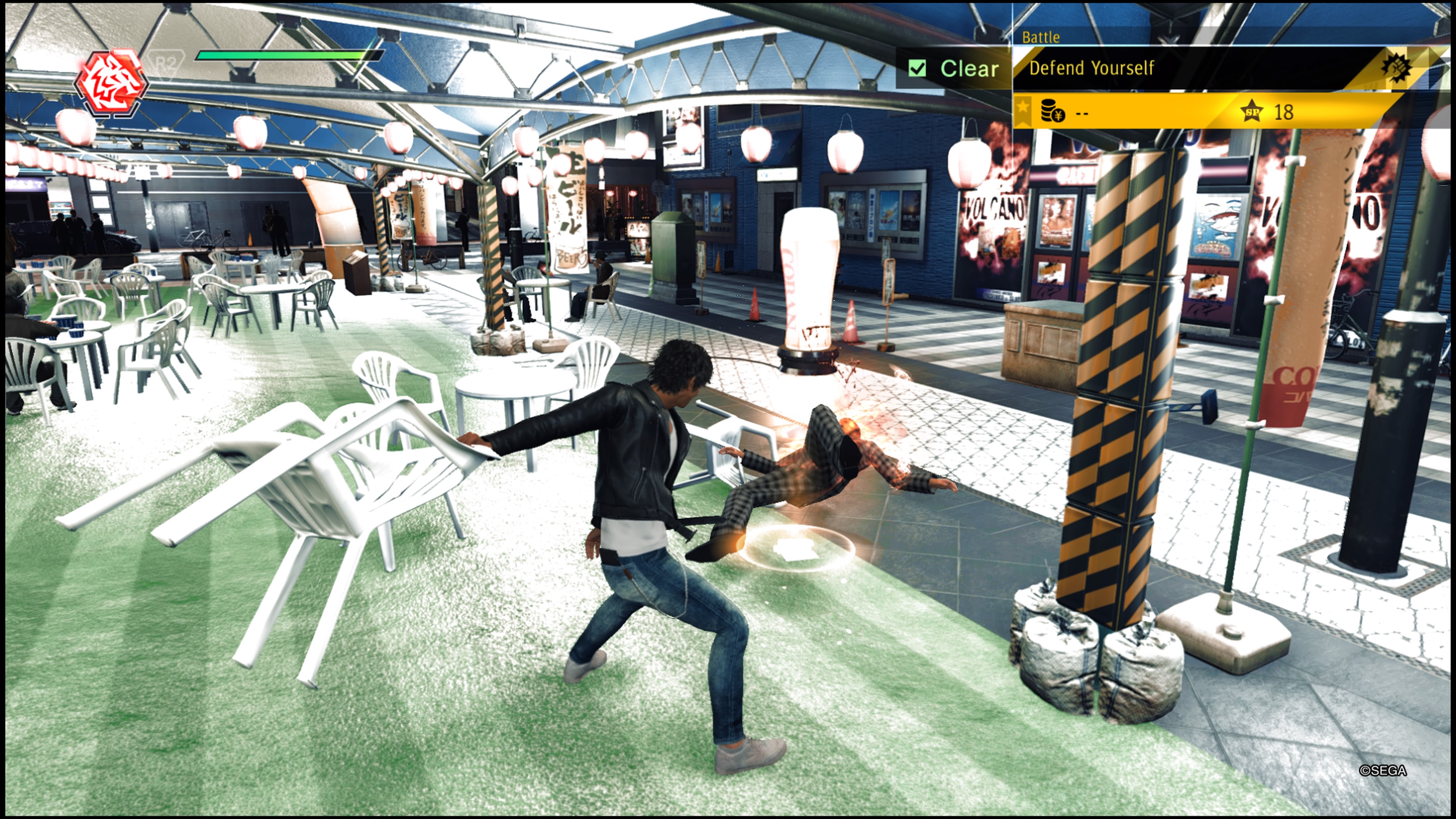 Judgment muovituolalla vihu kanveesiin