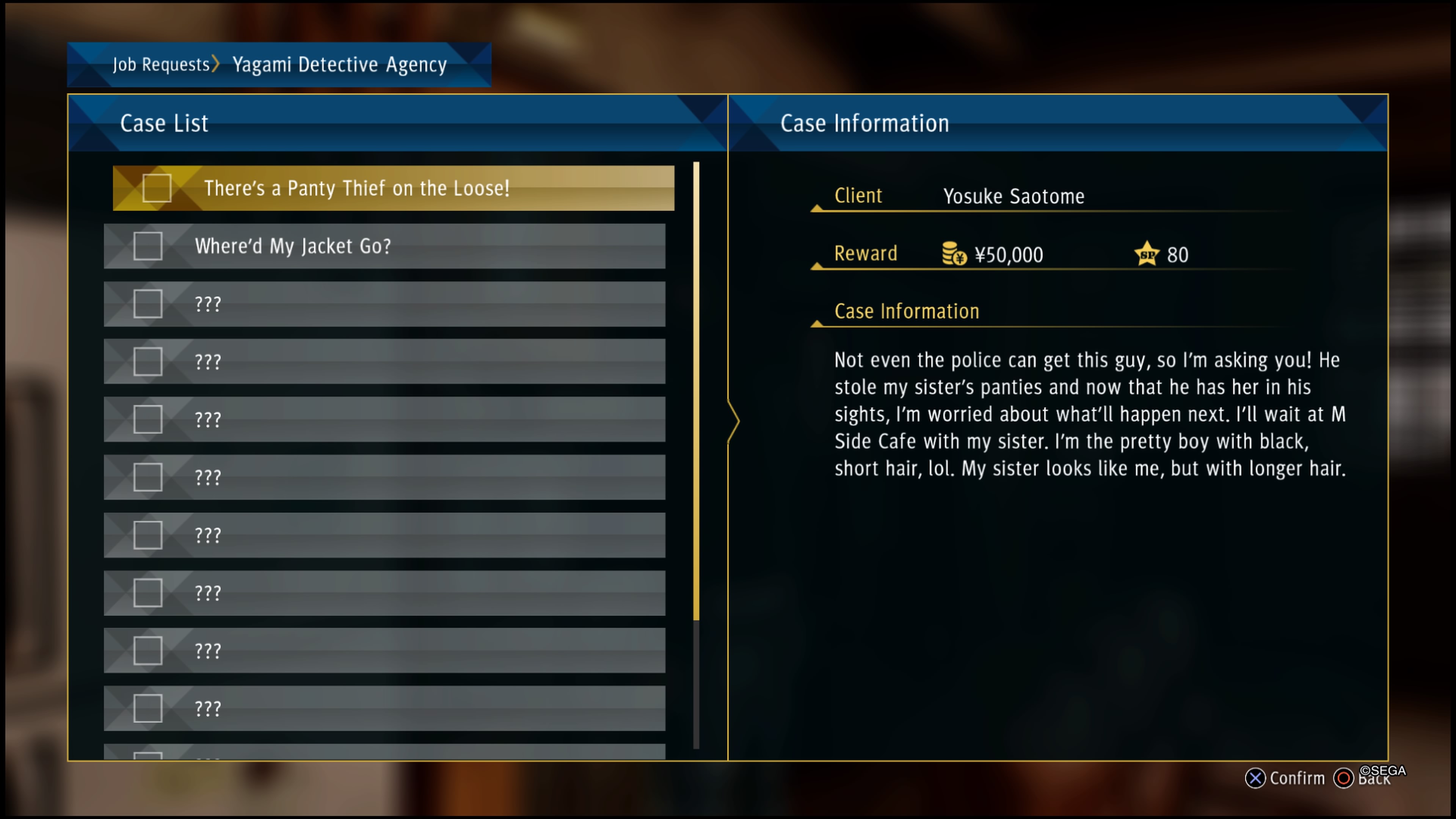 Judgment - että sellaisia keissejä sitten on tarjolla