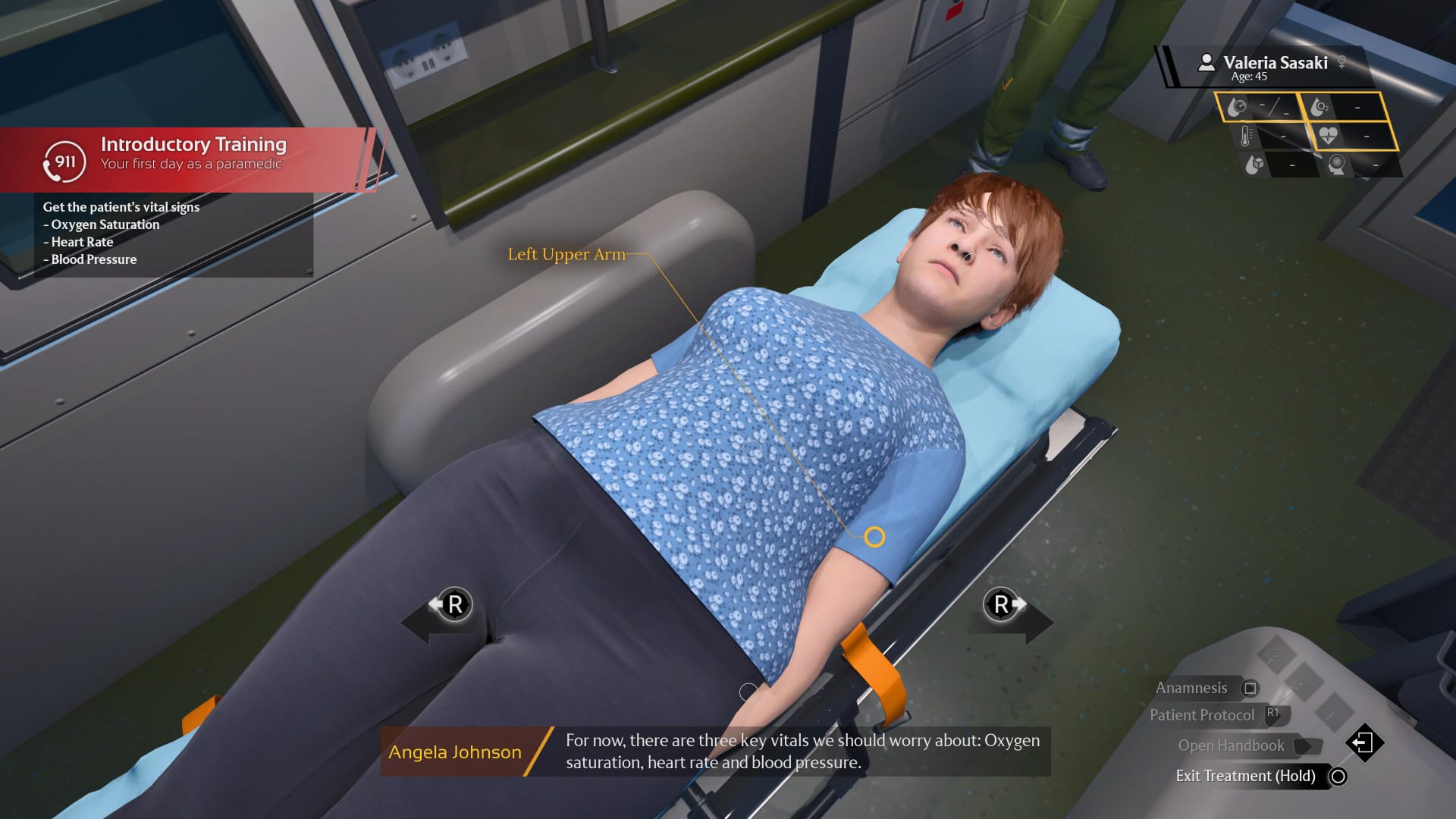 Paramedic Simulator potilas ambulanssissa.jpg
