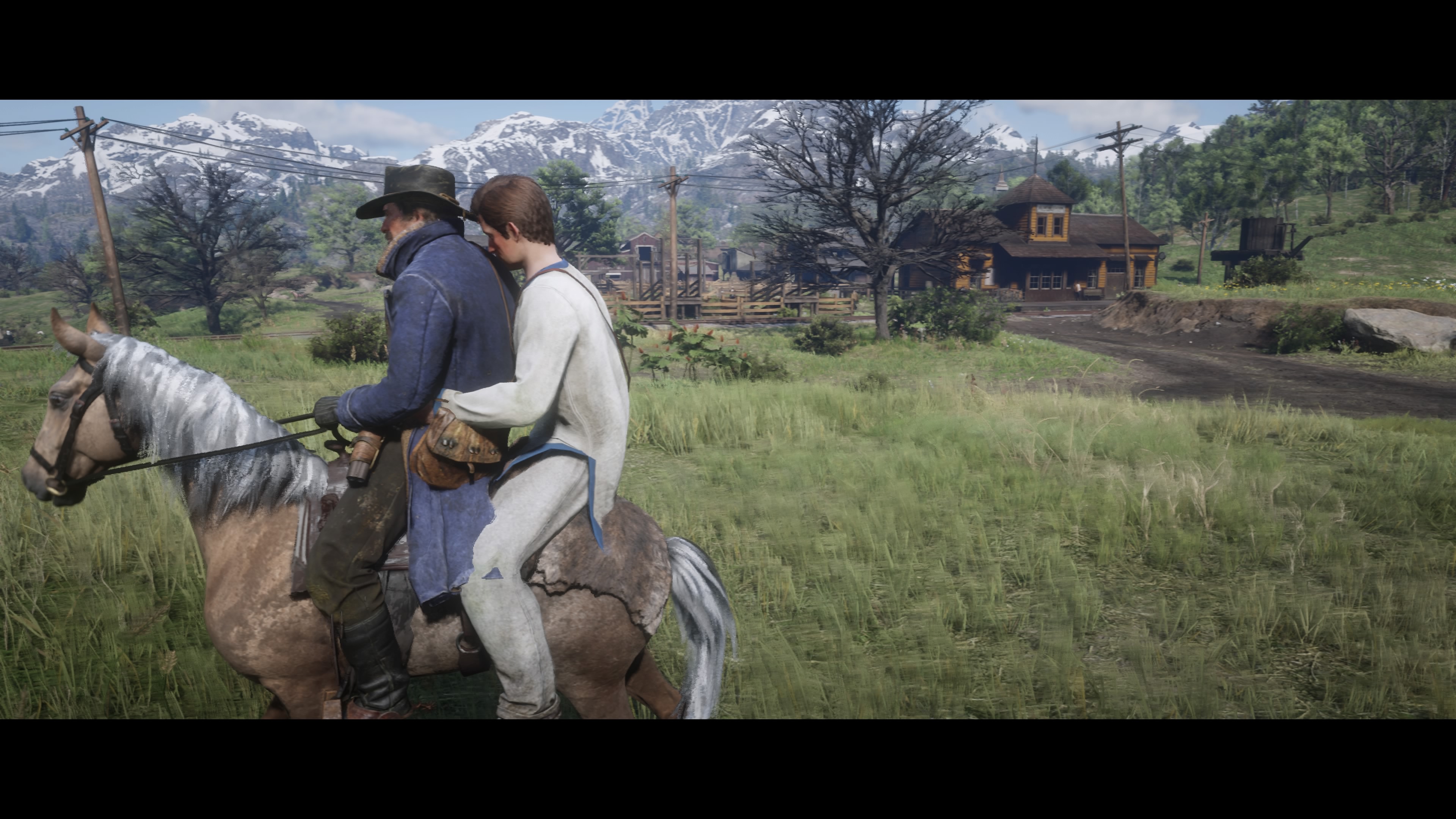 Red Dead Redemption 2 - Lennätinlangat taustalla