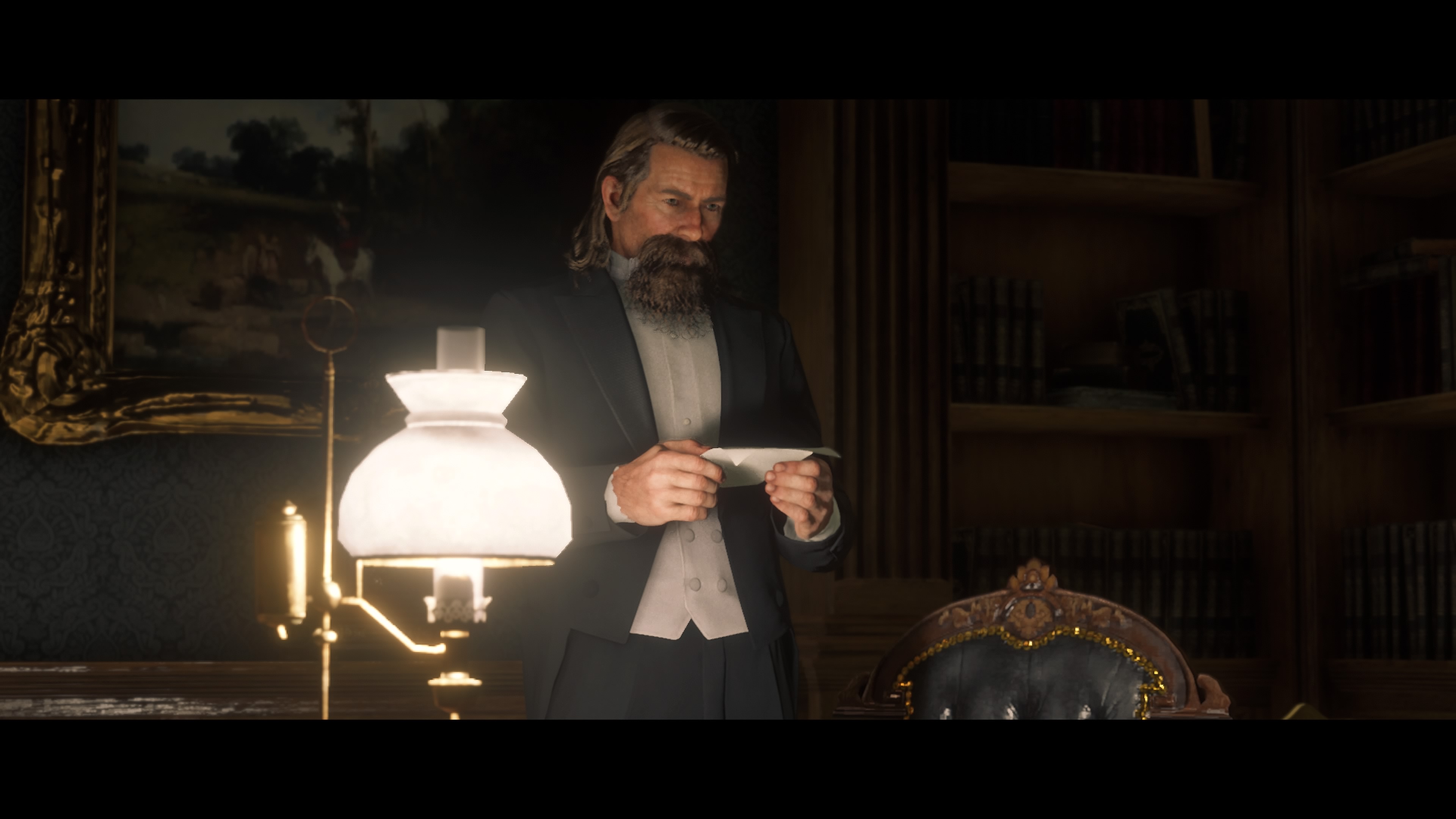 Red Dead Redemption 2 - Arthur lukee jollekulle muulle osoitettua kirjettä