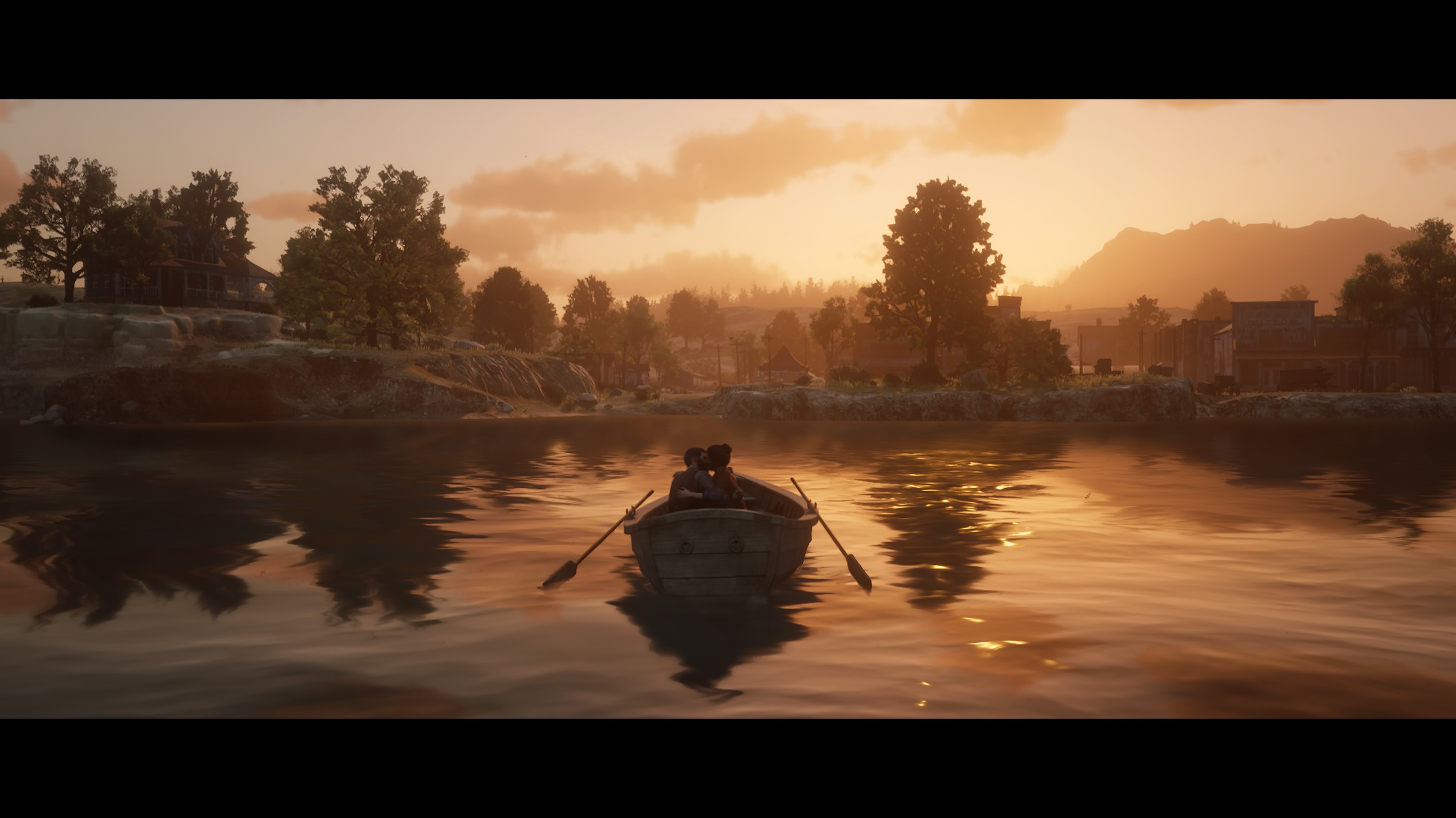 Red Dead Redemption 2 - Romanttinen hetki järvellä soutaessa