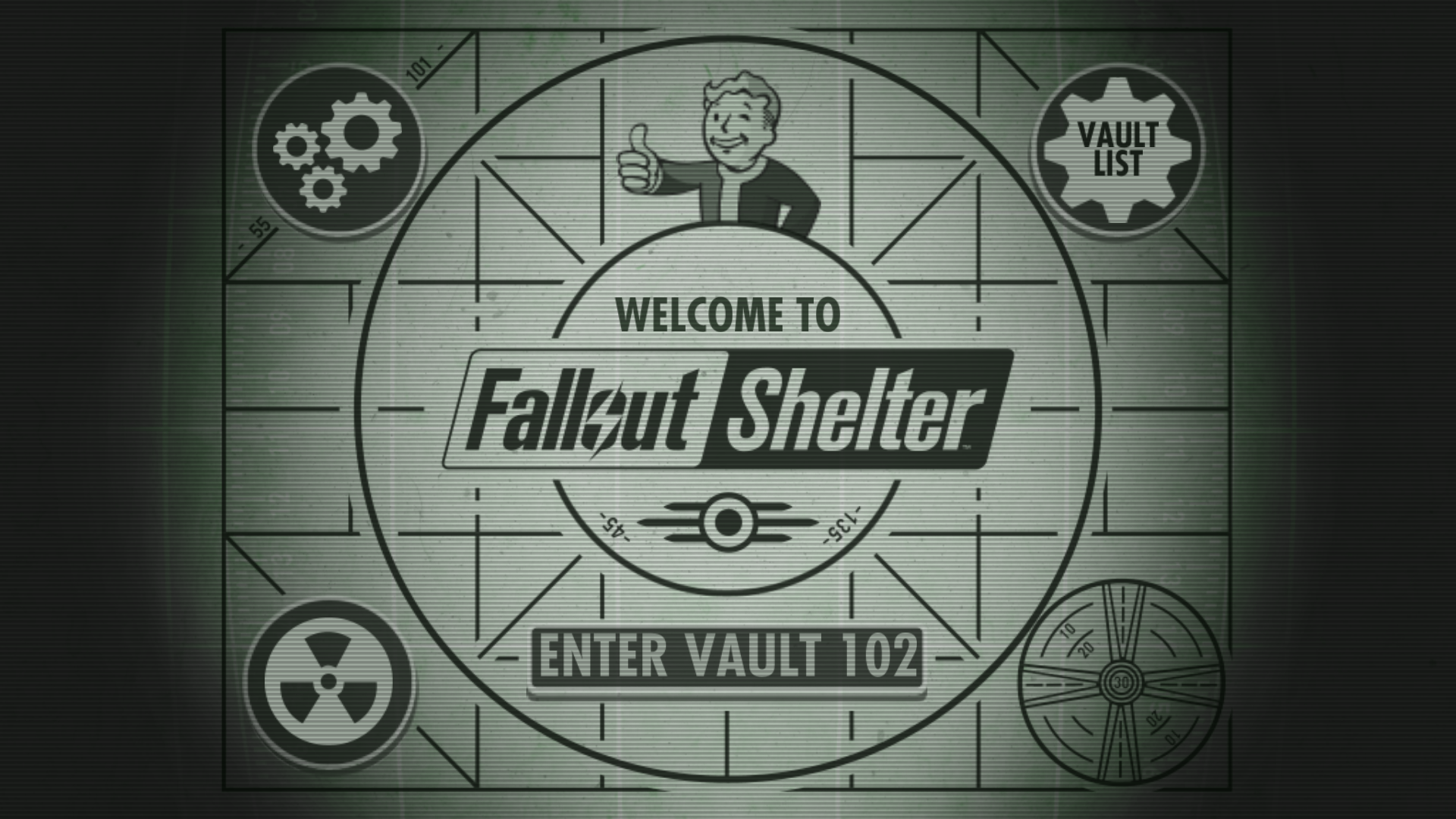 Fallout Shelter, splash screen