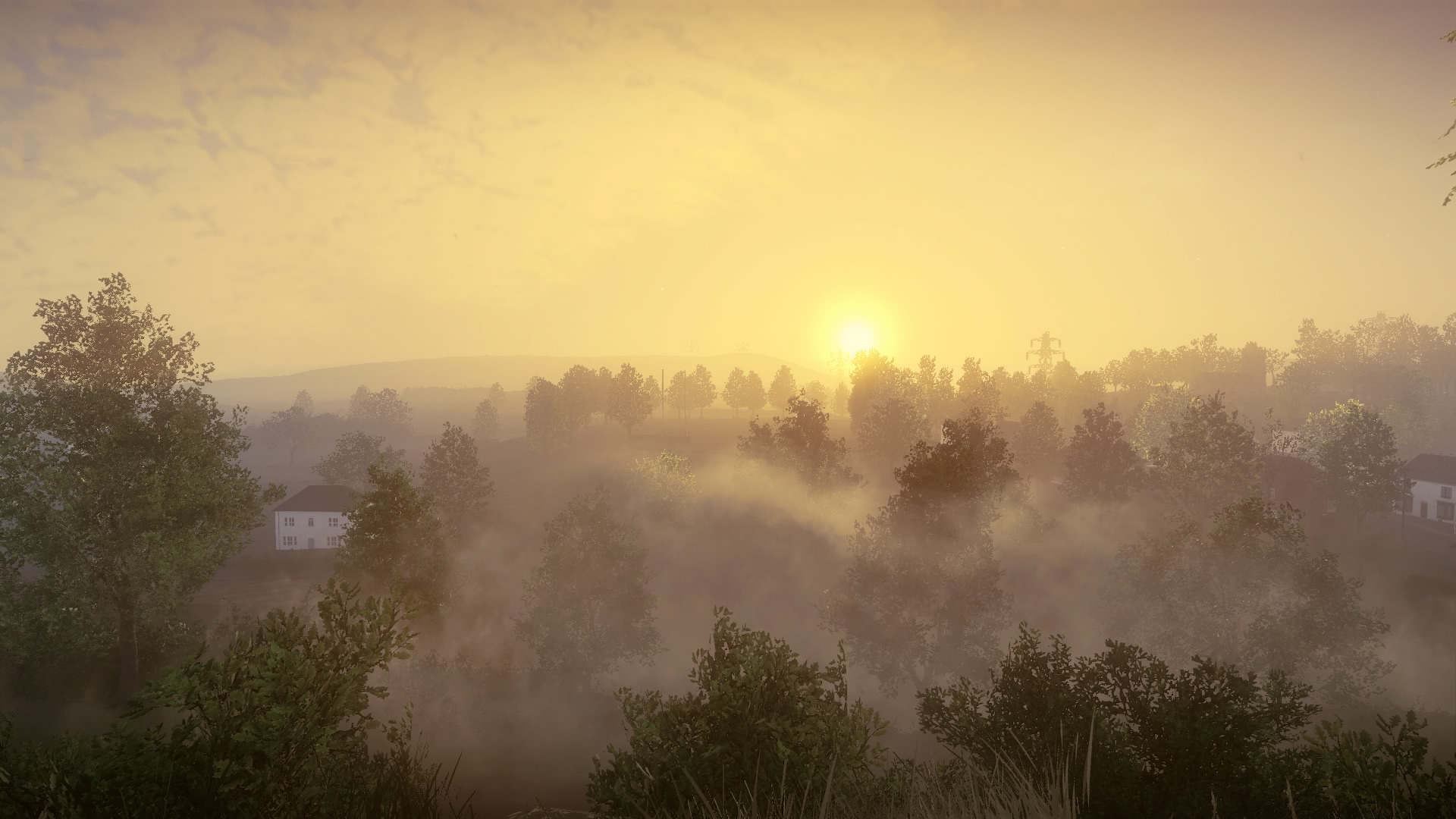 Aamu-usvainen maisema (Everybody's Gone to the Rapture)