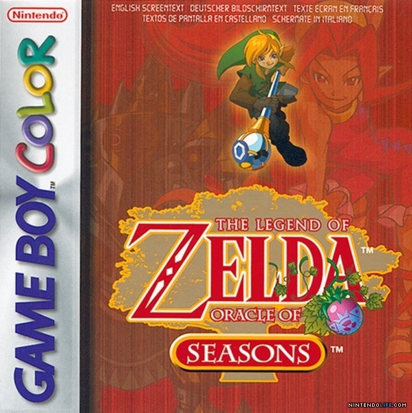 Legend of Zelda: Oracle of Seasons kansikuva