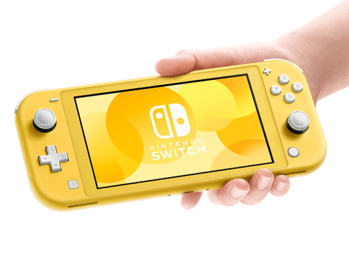 Keltainen Nintendo Switch Lite