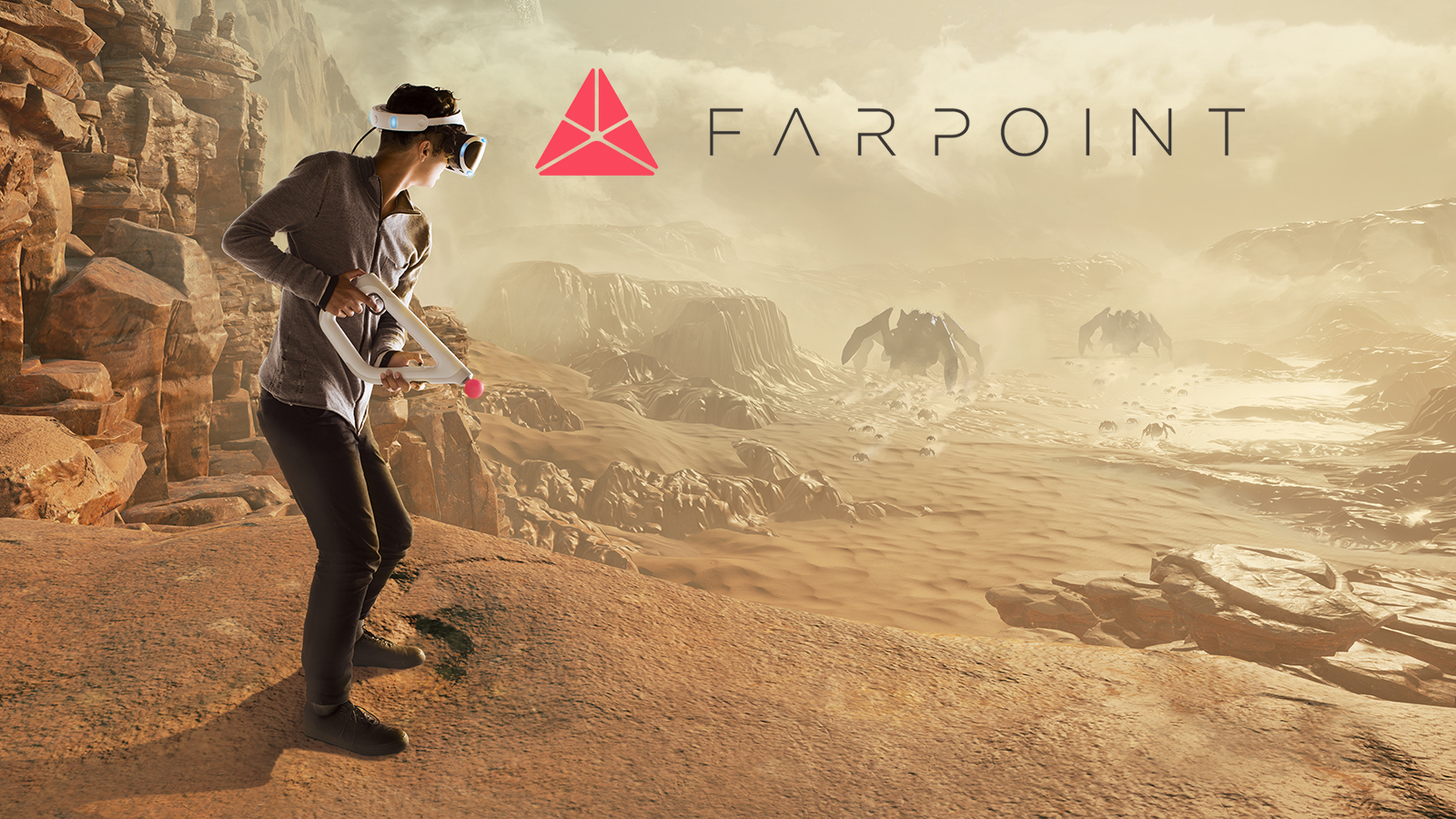 Farpoint (pelaaja VR-kypärä naamalla)