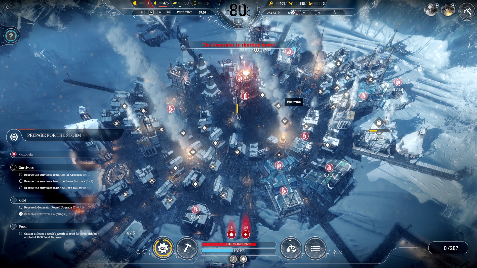 Frostpunk: Kaupunki