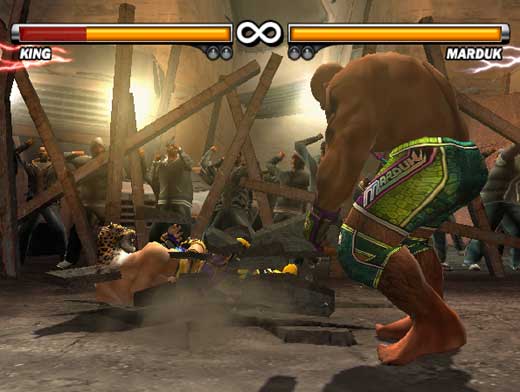 Tekken 5:n PS2-versiolle omat kotisivut