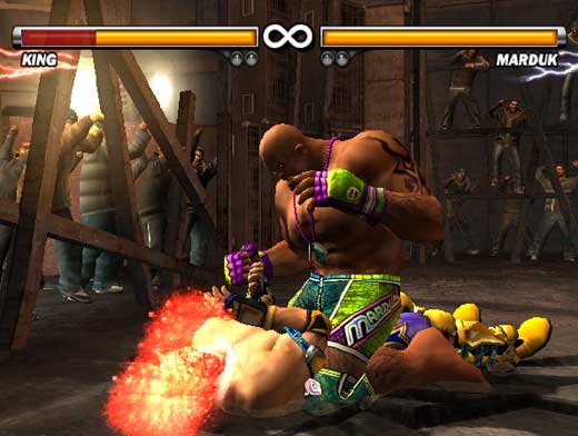 Tekken 5:n PS2-versiolle omat kotisivut