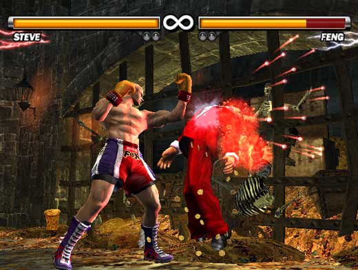 Tekken 5:n PS2-versiolle omat kotisivut