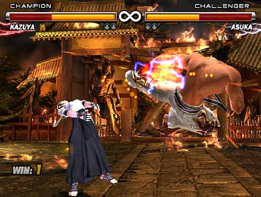 Tekken 5:n PS2-versiolle omat kotisivut