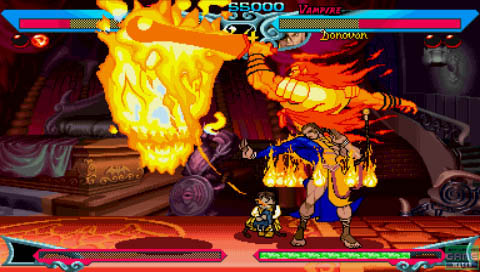 Kuvia PSP:n Darkstalkersista