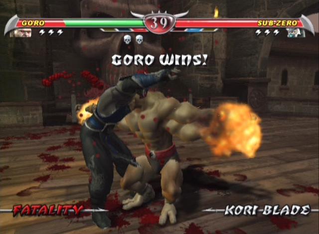 Kuvia Mortal Kombat: Deceptionin Cube-versiosta