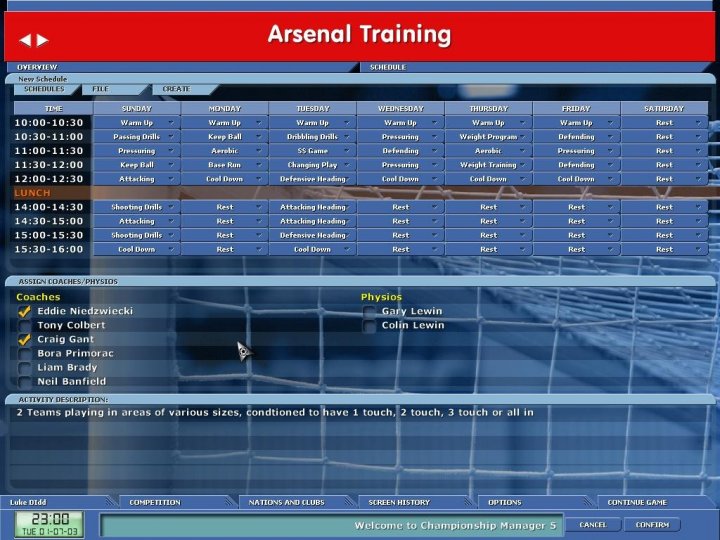 Eidokselta futismanagerointi Championship Manager 5