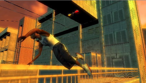 Parkour-peli PSP:lle