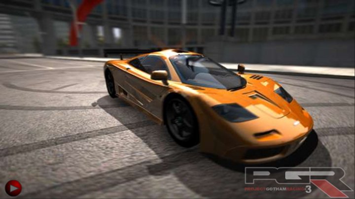 Ensimmäinen 3D-kuva Project Gotham Racing 3:sta