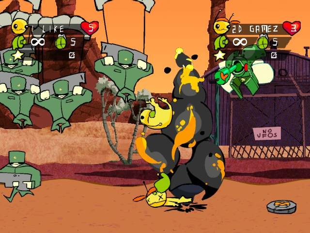 Alien Hominid PS2:lle ja Cubelle