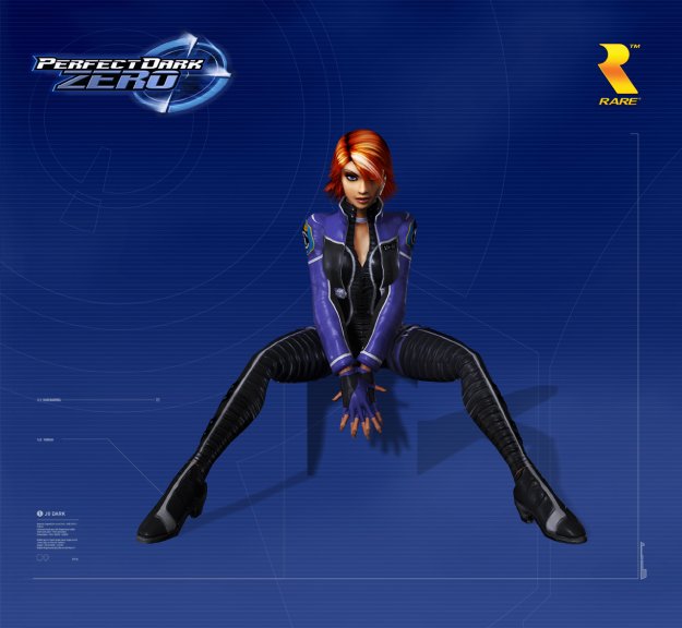 Kuvia Perfect Dark Zerosta ja Joannasta