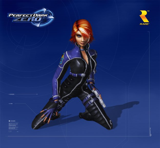 Kuvia Perfect Dark Zerosta ja Joannasta