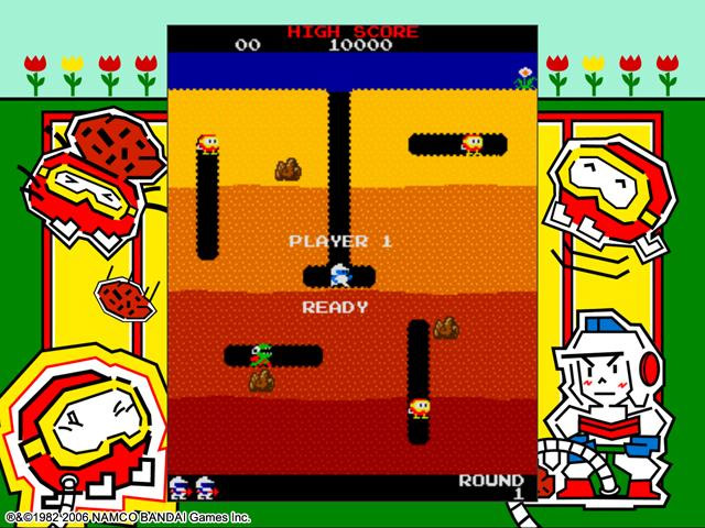 Dig Dug kaivautui Live Arcadeen
