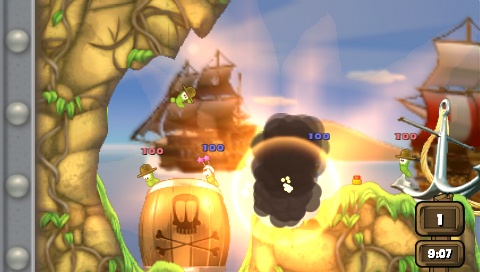 Lataa Worms: Open Warfare 2 -PSP-demo