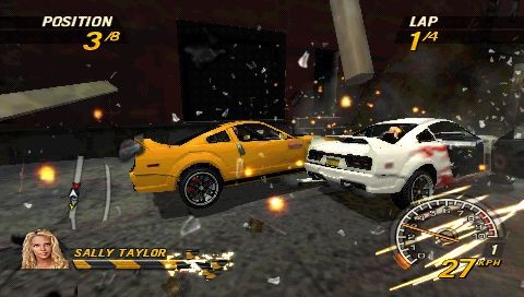 PSP:n FlatOut maaliskuussa
