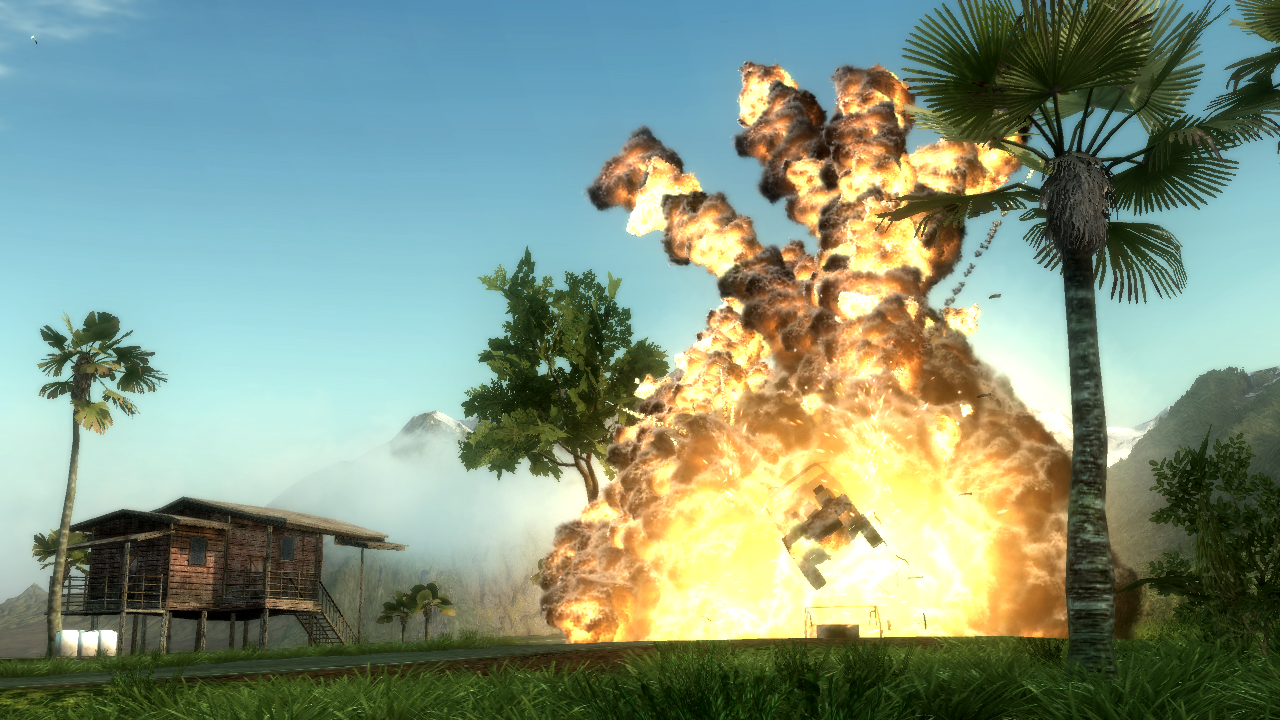 Kuvia Just Cause 2:n avoimesta maailmasta