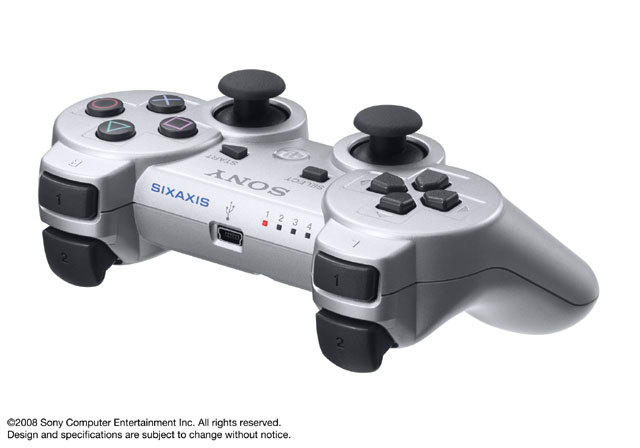 Japaniin hopeinen PS3 ja tärinäohjain