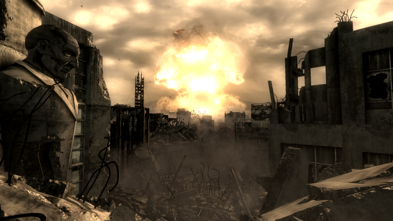 Fallout 3:n maailma Oblivionia pienempi