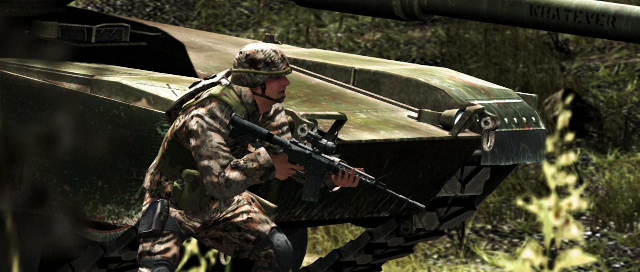 Operation Flashpoint 2 kuvallisen realismin lähteellä
