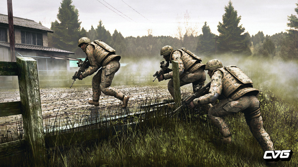 Operation Flashpoint 2 kuvallisen realismin lähteellä