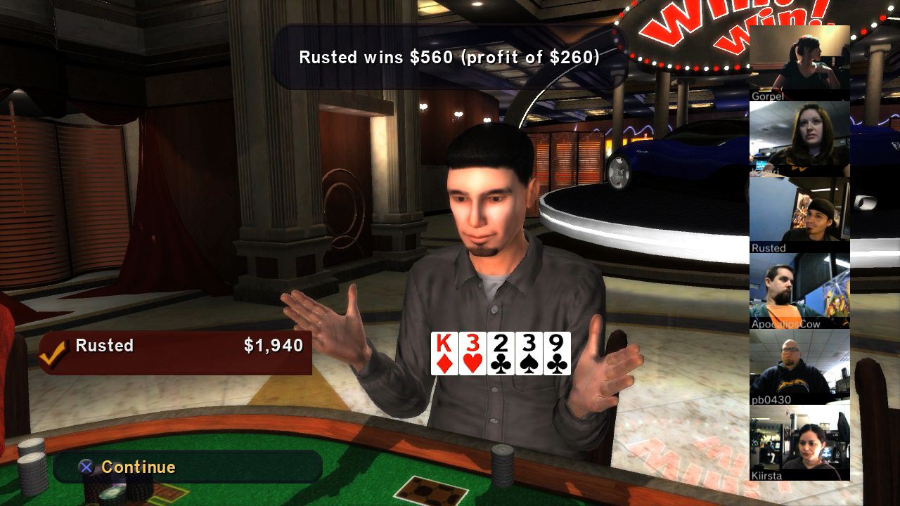 Pokeria naamatusten PlayStation 3:lla