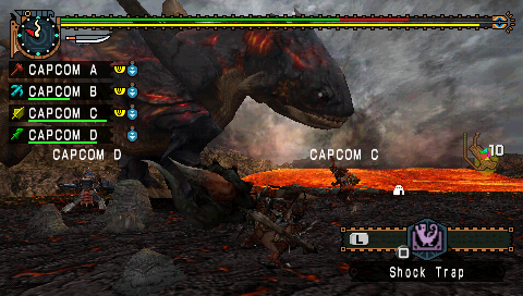 PSP:n Monster Hunterista demo
