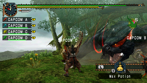 PSP:n Monster Hunterista demo