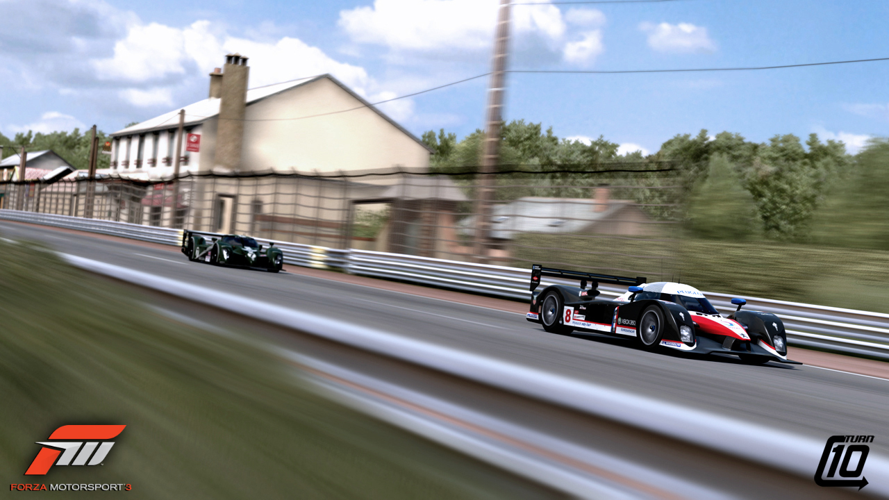 Le Mans -autoilua Forza 3:ssa
