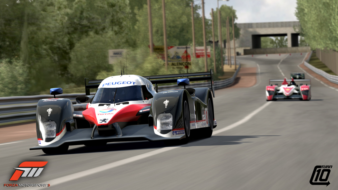 Le Mans -autoilua Forza 3:ssa