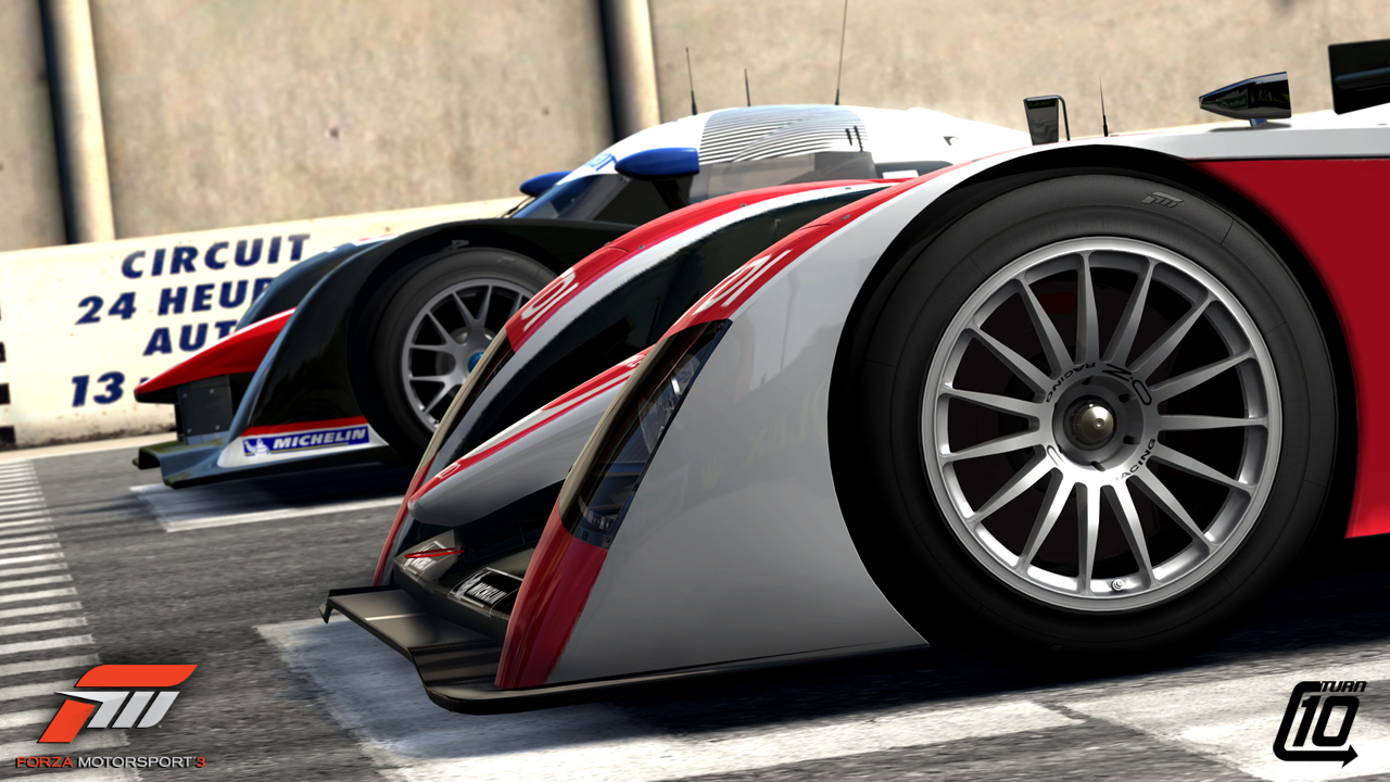 Le Mans -autoilua Forza 3:ssa