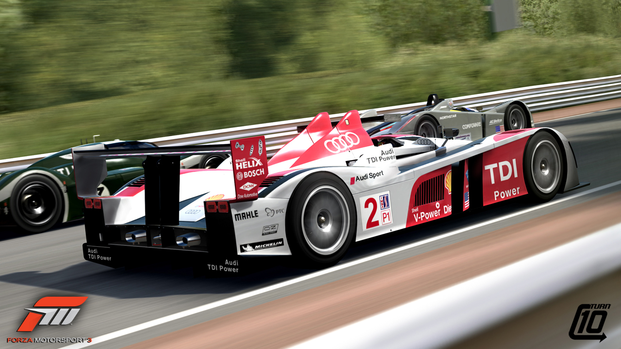 Le Mans -autoilua Forza 3:ssa