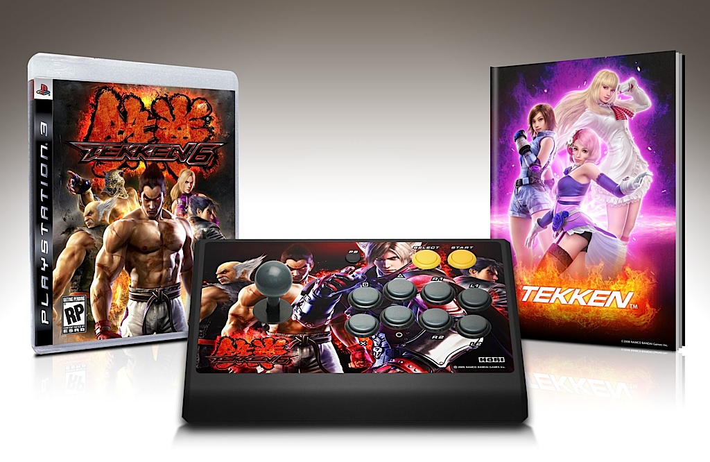 Tekken 6:n erikoispainoksessa langaton arcade-tikku