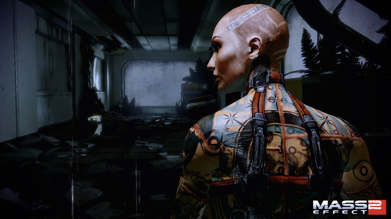 Kuvia Mass Effect 2:n rajusta naishahmosta