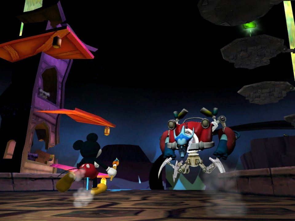 Epic Mickeyn ensimmäiset kuvakaappaukset