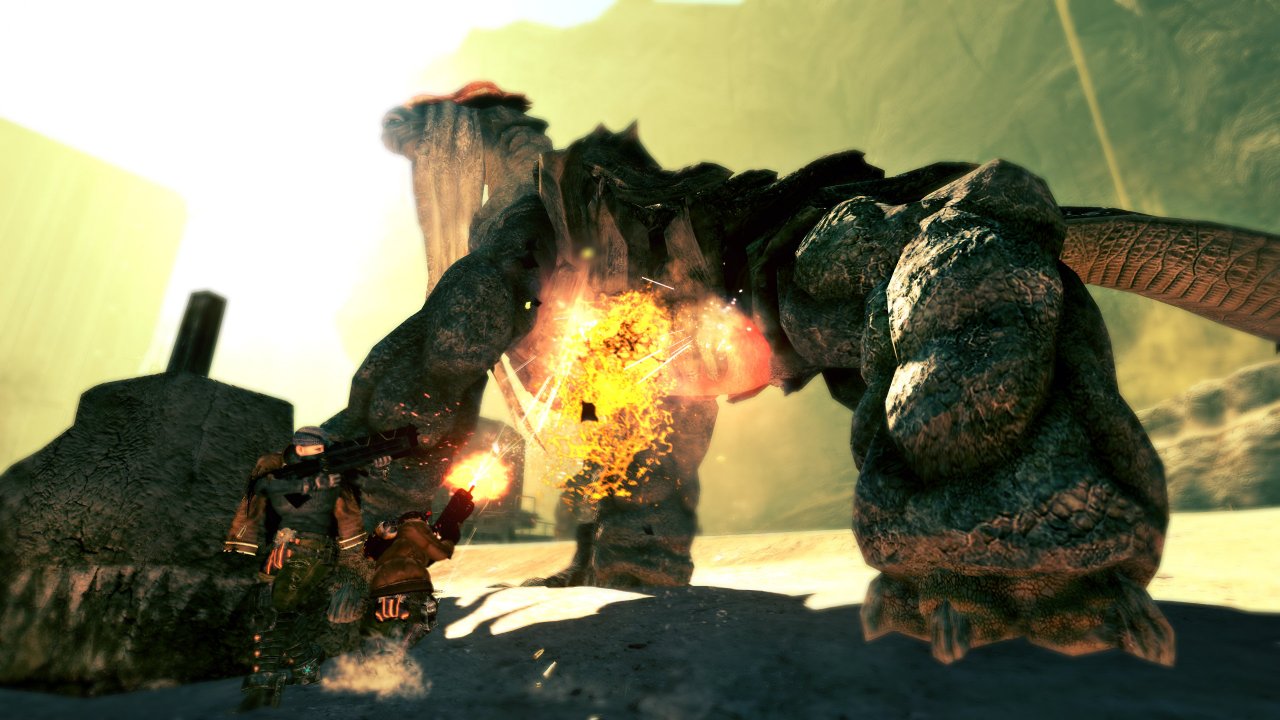 Rinnat hyllyvät hidastettuna Lost Planet 2:ssa