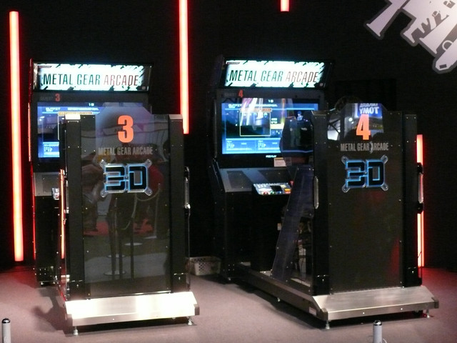 Metal Gearia 3D:nä pelihalleihin
