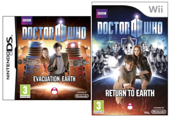 Doctor Who -pelejä luvassa Wiille ja DS:lle