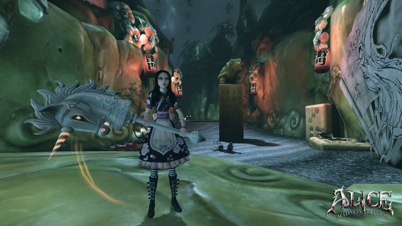 Alice: Madness Returnsin mukana latauskoodi ensimmäiseen peliin